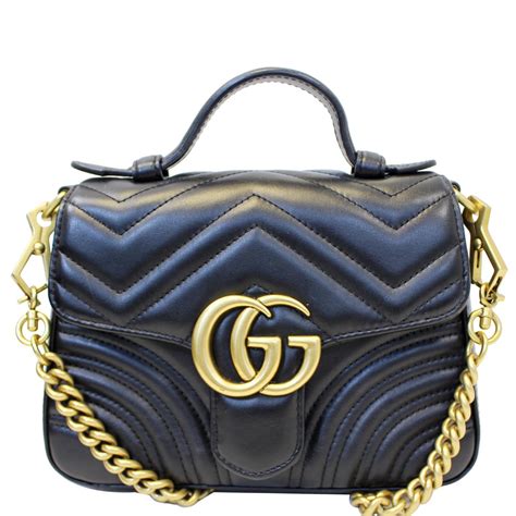 gucci top handle marmont small|Gucci Marmont mini backpack.